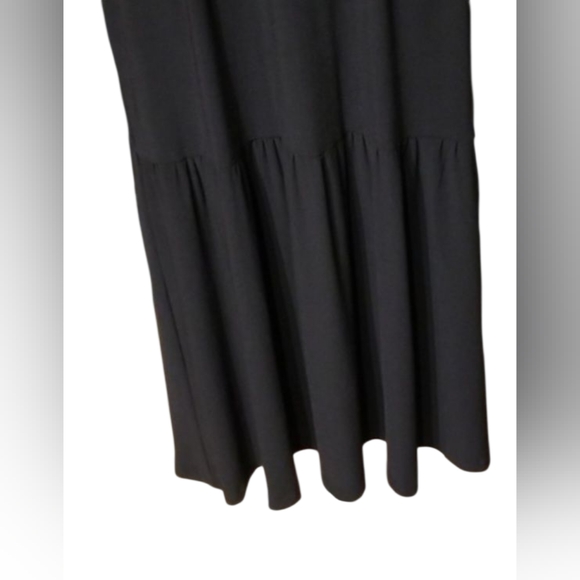 Leona Edmiston Halter Backless Fit and Flare Maxi Dress / Sz M / Black - Picture 6 of 14